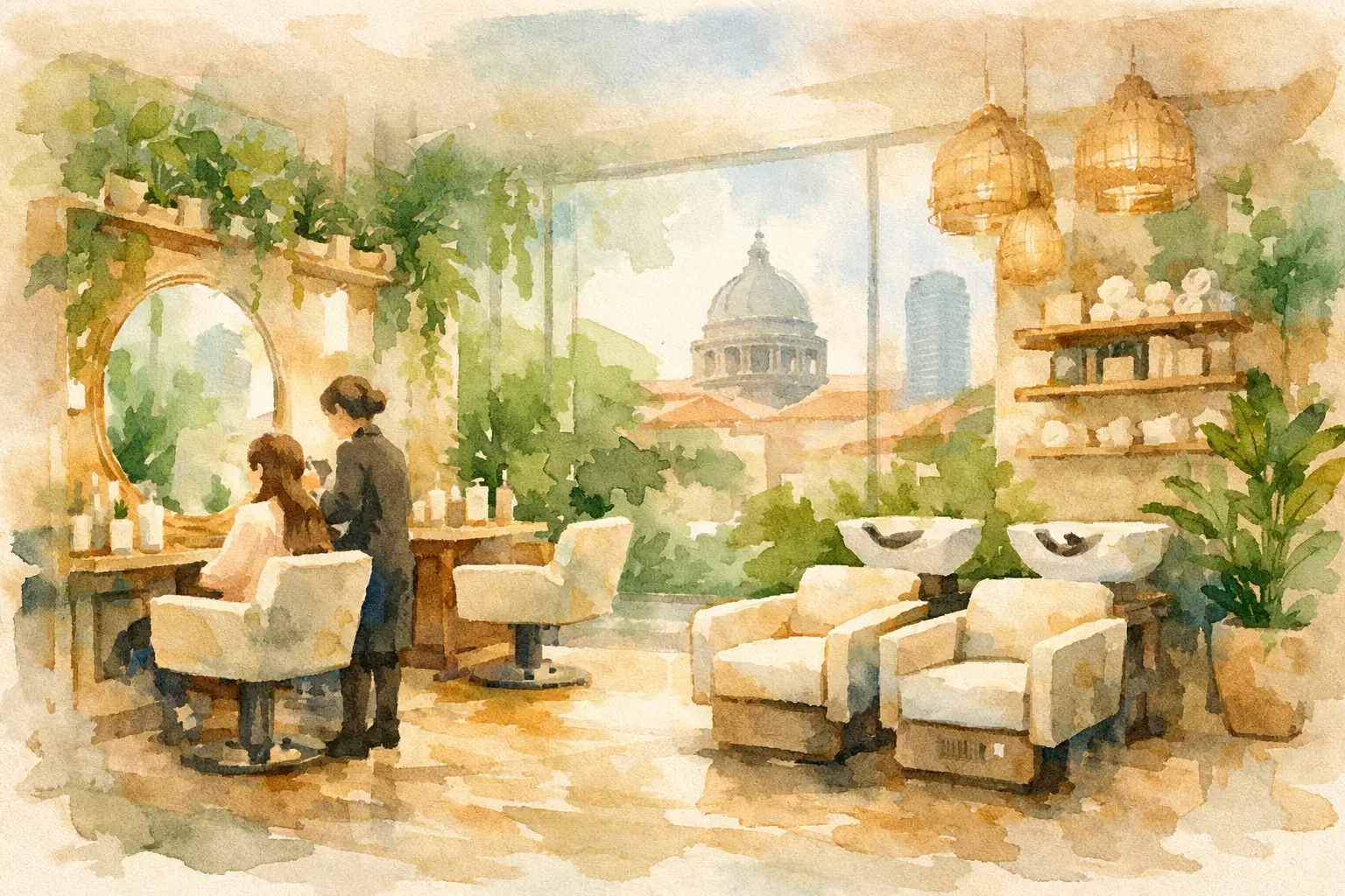 Aveda Hair Salon Near City Hall MRT