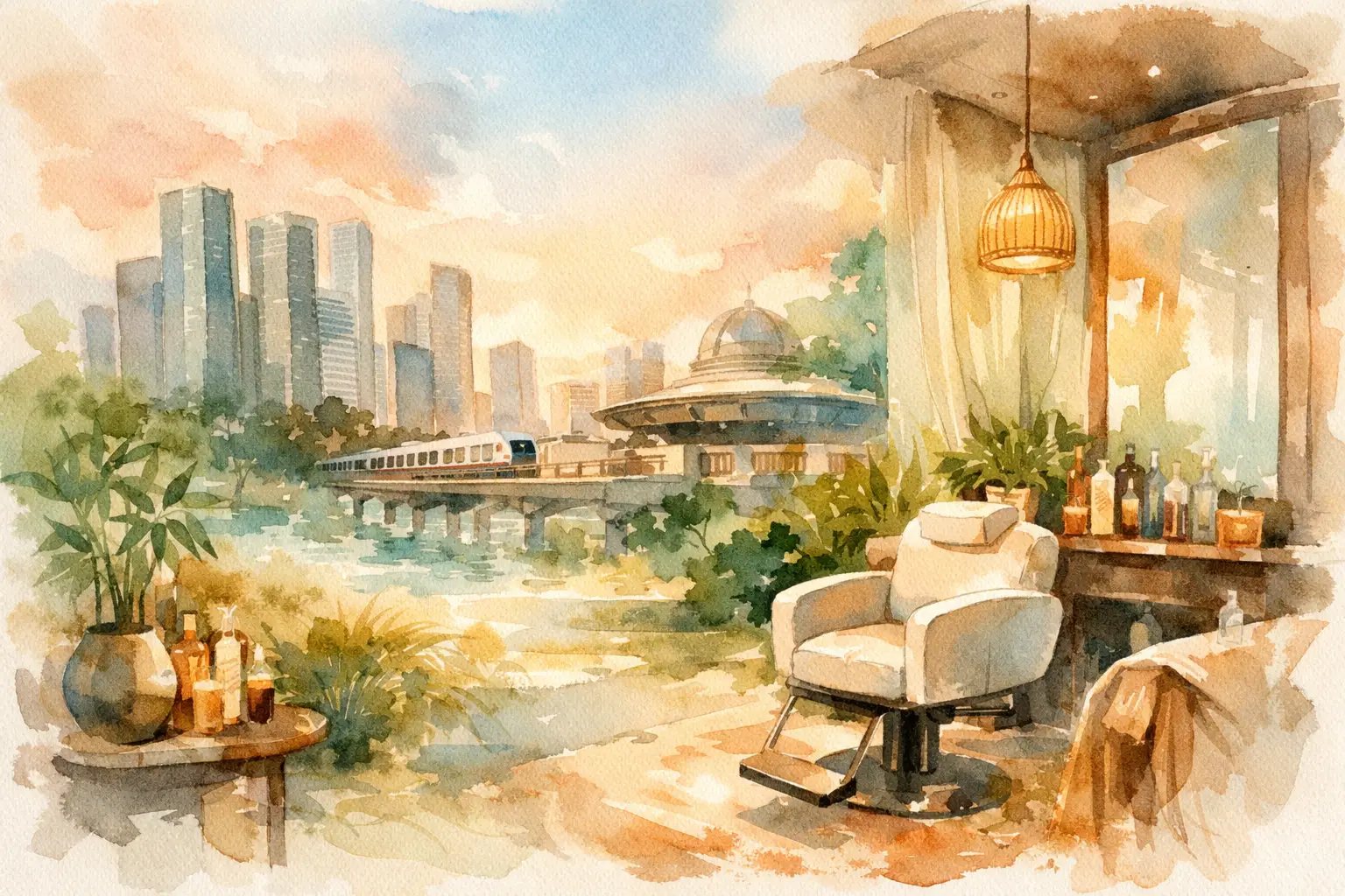 莱佛士城 Aveda 美发沙龙,City Hall MRT 附近美发沙龙怎么选