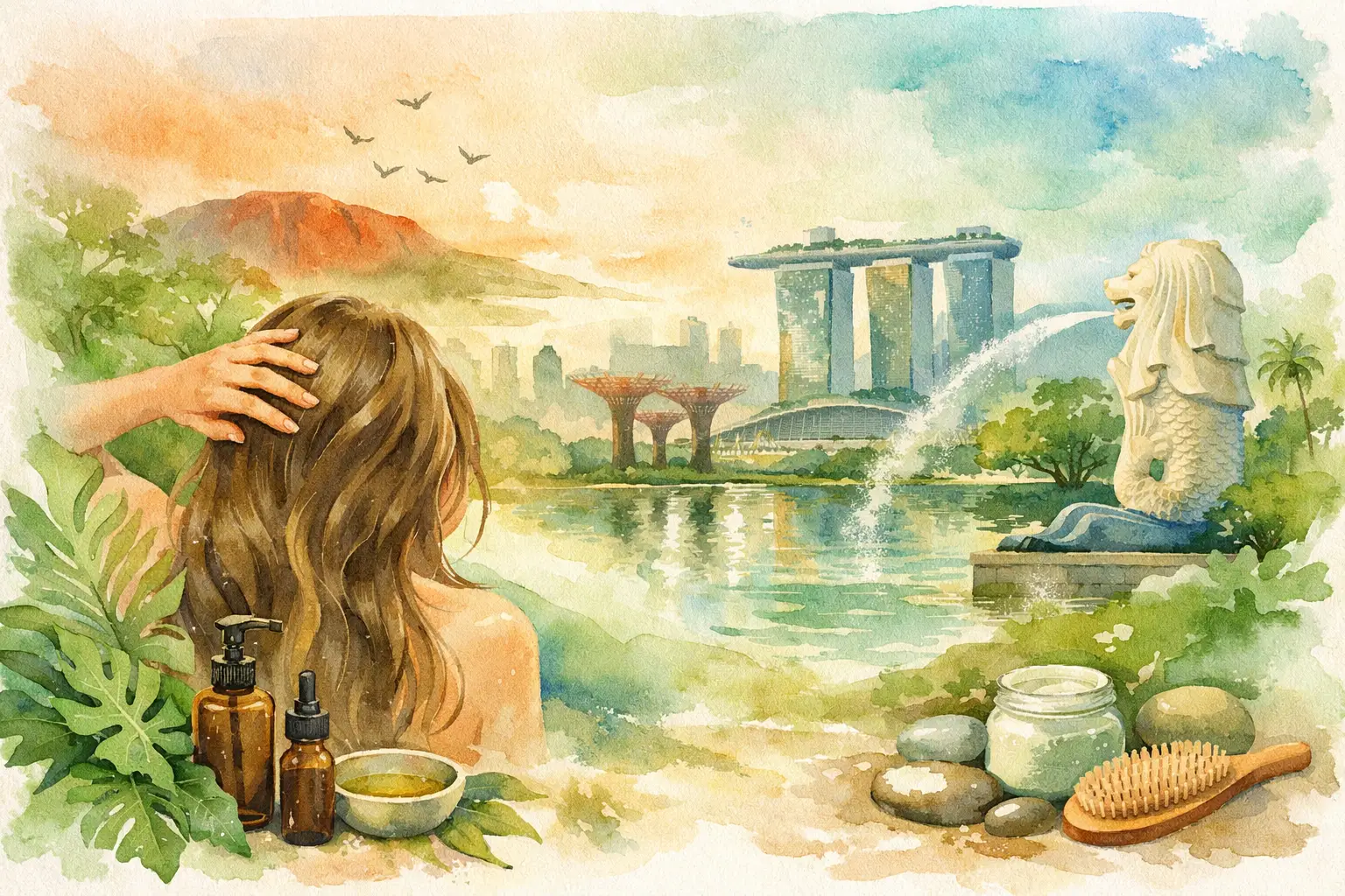 Hair and Scalp Reset in Singapore After Australia Travel