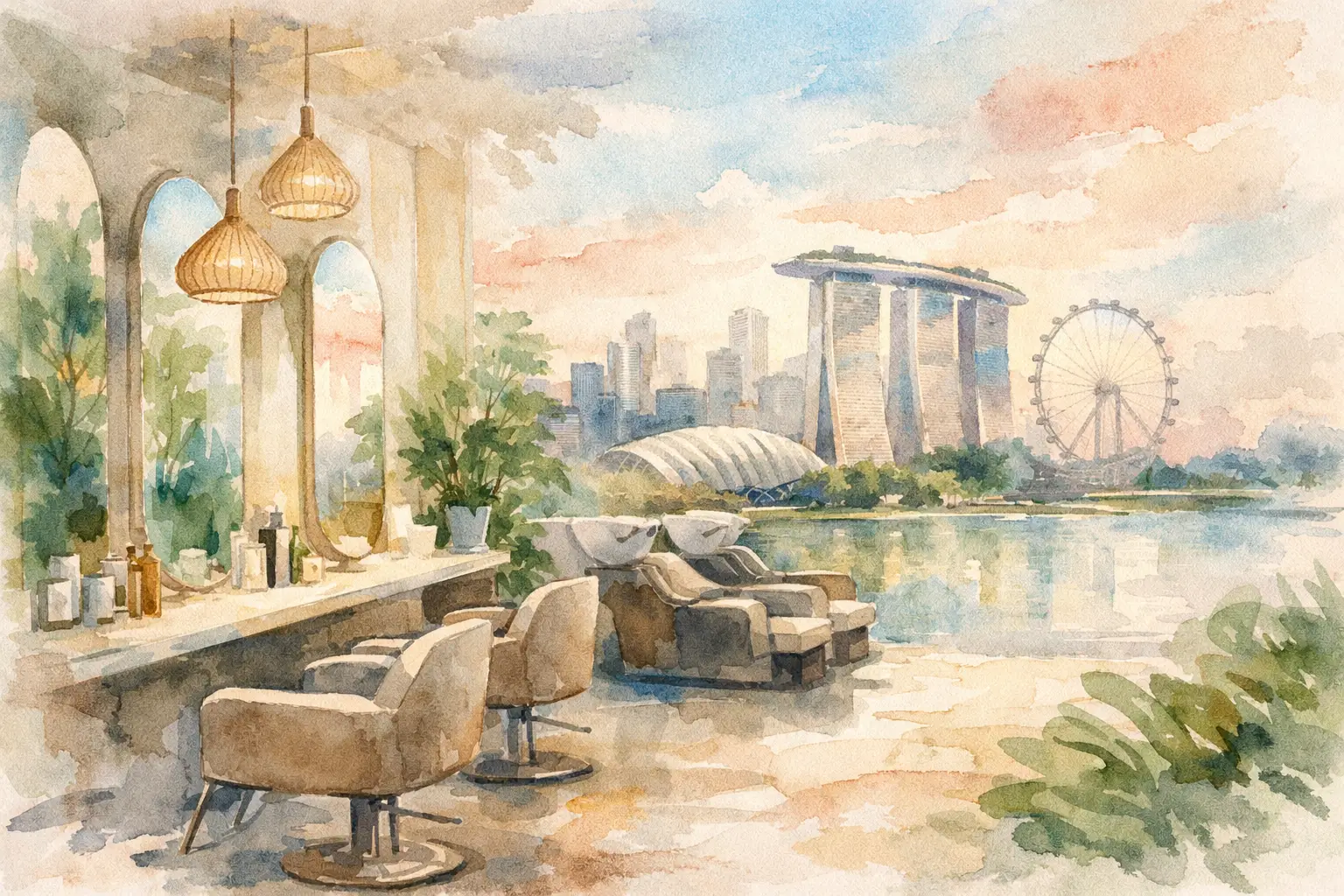 Team Salon Vivocity Singapore体验解析