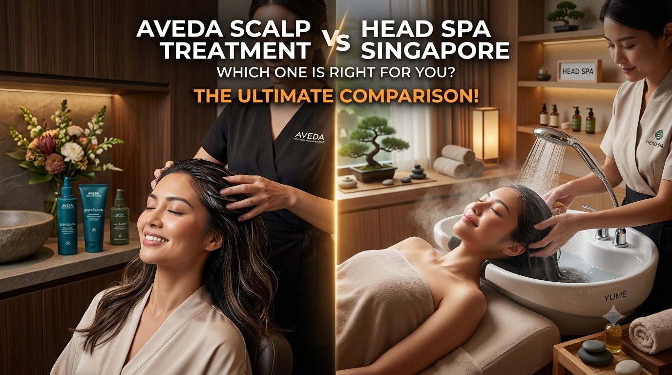 Aveda Scalp Treatment vs Head Spa Singapore