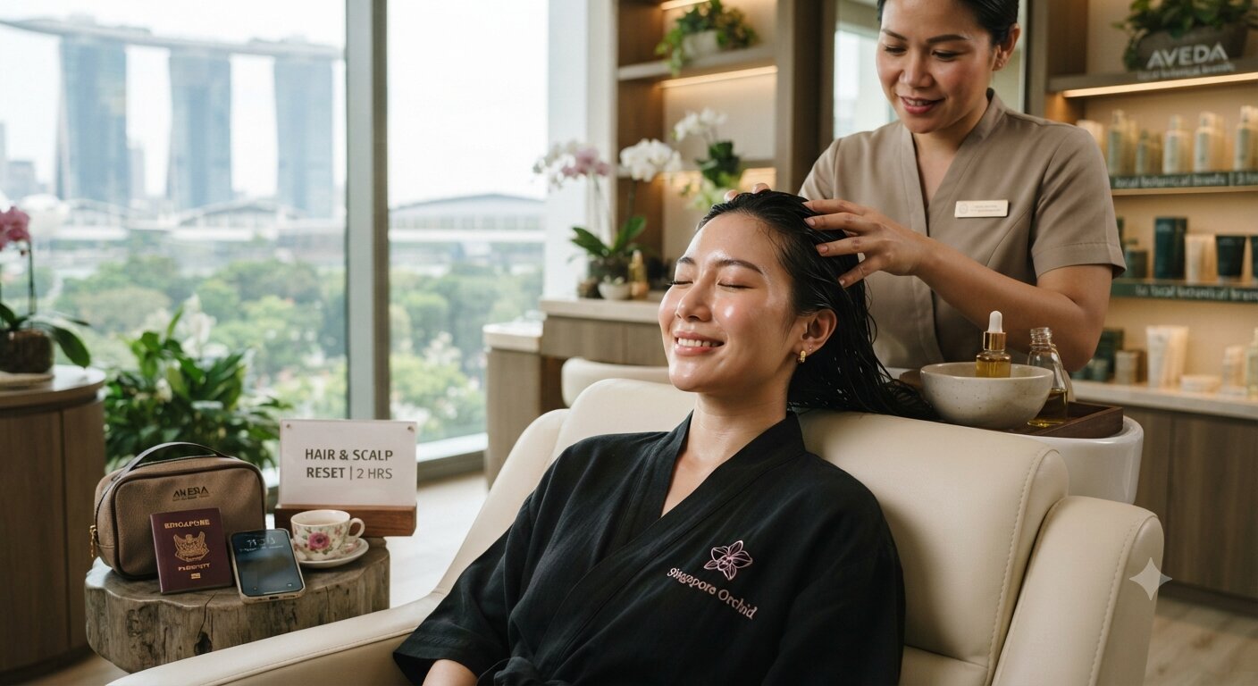 Just Landed in Singapore? Here's a 2-Hour Hair & Scalp Reset